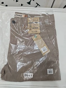 Pantalones de tela elástica de calce clásico Fallen Rock 34x30 vintage de sastre nuevos con etiquetas  - Imagen 1 de 7