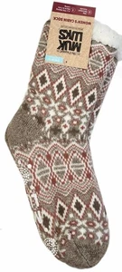 Neu mit Etikett MUK LUKS Damen S/M 6-7 warme kuschelige gemütliche Kabinensocken greifend - Bild 1 von 3