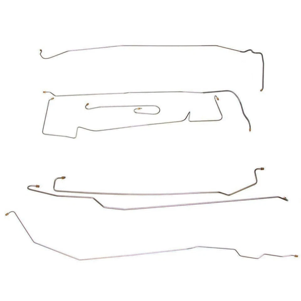 Cadillac Serie 62 1957 Juego completo de líneas de freno eléctrico kit tubos acero original Foto 1 de 4