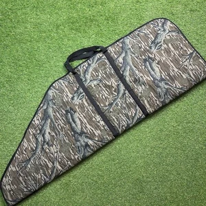 "Estuche de pistola camuflado con soporte de árbol de roble musgo de colección 52"" estuche blando de caza" - Imagen 1 de 12