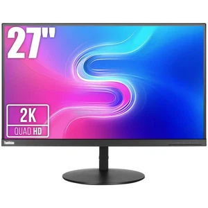 BEZRAMKOWY MONITOR 27" LENOVO P27Q-10 2K QHD 2560 x 1440 LED HDMI DP - Zdjęcie 1 z 9