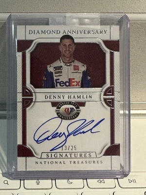 2023  National Treasures  Diamond Anniversary AUTO Denny Hamilton 13/25 - Image 1 of 3