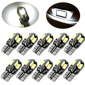 10PCS Canbus T10 194 168 W5W 5730 8 LED SMD White Car Side Wedge Light La Ut _pu - Picture 1 of 12