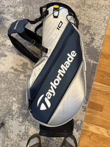 TaylorMade 2024 Qi10 Tour Blue / Grey Golf Stand Bag w/ Raincover - Picture 1 of 6