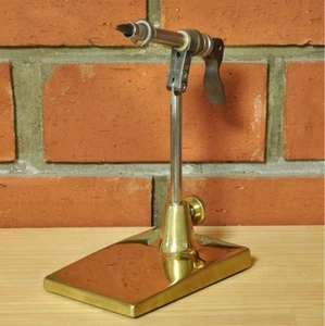HMH API Brass Base Fly Tying Vise Pedestal Rotary - Picture 1 of 6