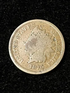 1870 Indian Head Cent - Picture 1 of 2