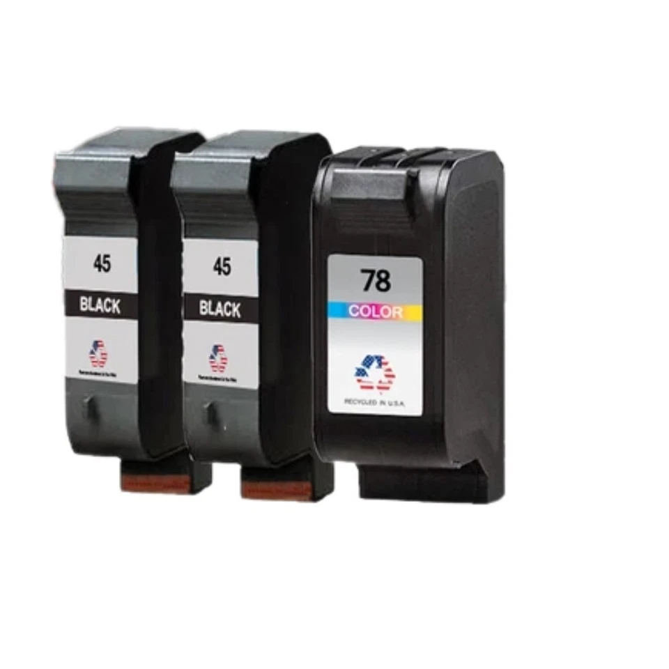 Compatible Ink Cartridges for HP 15/45 Black 78 Color Variation-USA - Image 1 of 1