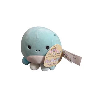 Peluche exclusivo de Pascua Kellytoy Squishmallows Zobey Pulpo 5" nuevo con etiquetas - Imagen 1 de 4