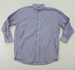 Stafford Executive Herren Hemd Größe 17,5 x 33 blau gestreift Langarm - Bild 1 von 16