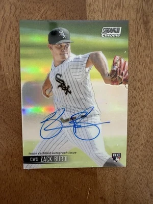 2021 Topps Stadium Club Chrome - Autographs Zack Burdi #SCCAV-ZB (AU, RC) - Image 1 of 2