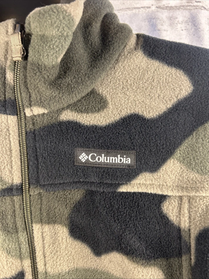 Columbia Jacket Boys’ Large Green Zing III Printed Fleece