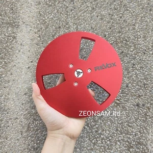 1 PCS Revox 7'' Tape Reel Red Aluminum Reel to Reel Empty Take up Reel(Red) - Picture 1 of 7