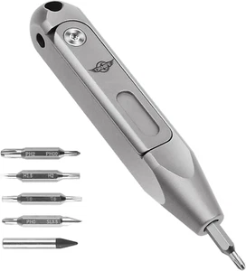 Otacle D1 Titanium Small EDC Multi Bit Pocket Screwdriver, 9 in 1 Mini Precision - Picture 1 of 12