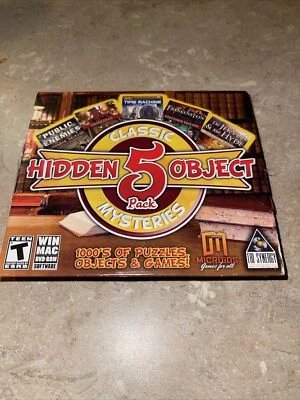 Hidden Object 5 Pack: Classic Mysteries Game, PC DVD-ROM, Software, Computer . - Image 1 of 4