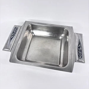 Plato para servir verduras rosa radiante vintage Rogers Insilco acero inoxidable - Imagen 1 de 11