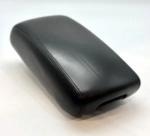 2011-2018 Grand Cherokee Durango Center Console Lid ArmRest Leather Black - Bild 1 von 8
