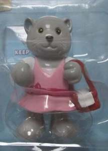 DDBOT Rosa Picnic Carbón Gato FIGURA ANIMAL Webkinz nuevo con código Ganz - Imagen 1 de 7