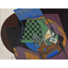 Juan Gris Checkerboard And Playing Cards Extra Large Art Poster