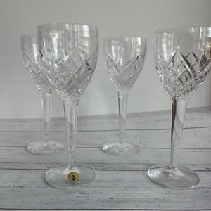 Waterford Kristall - Emir - 4 Weißweingläser - 8-1/4" BRANDNEU OHNE BOX - Bild 1 von 6