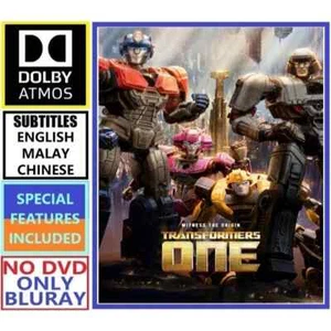 Transformers One (2024) New DVD English DTS-HDMI 5.1 All Region BLU RAY Disc - Picture 1 of 3