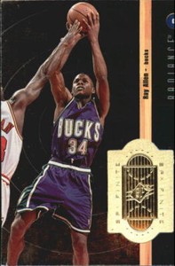 1998-99 SPx Finite Radiance Milwaukee Bucks Basketball Card #21 Ray Allen/5000