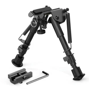 Adjustable Foldable Hunting Rifle Bipod Tactical Barrel Mount for Picatinny Rail - Picture 1 of 10
