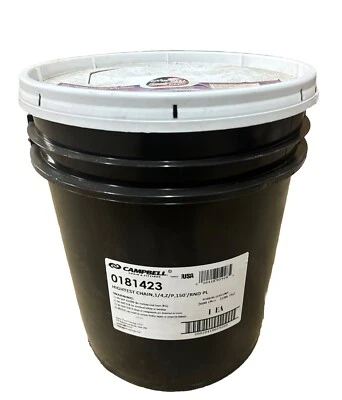Corrente de teste alta CAMPBELL 0181423, 1/4 pol, 150 pés de comprimento, carga de trabalho de 2600 lb - Imagem 1 de 4