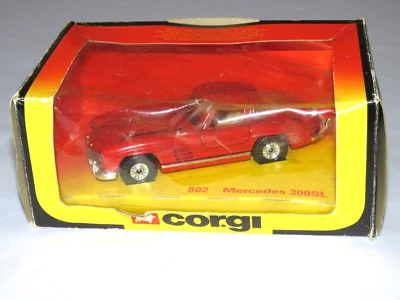 Vintage 1981 Corgi Mettoy Mercedes Benz 300SL No. 802 In Orig. Box Diecast - Image 1 of 4