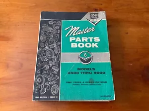 1960 GMC Truck Dealer Master Parts Book Catalog Models 5500 Thru 9000 - Picture 1 of 12
