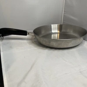Revere Ware Aluminum Clad Stainless Steel 10 Inch Saute/Frying Pan - Picture 1 of 11