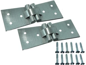 3X Soporte Cromo Satinado Solapa Bisagras + Tornillos 102X 32X 38mm Onestop - Imagen 1 de 1