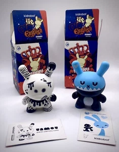 Kidrobot Ye Olde English Dunny Series Lot Of 2, 2009, UOAMU & Peskimo, 2/25 - Picture 1 of 3