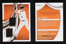 2021 Panini Immaculate Legends Dual Materials /49 Cal Ripken Jr #LDM-CR HOF