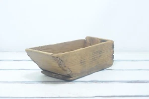 Antique . European Hand Made Wooden Scoop Primitive Grain Scoop Rice Scoop Wood - Picture 1 of 9