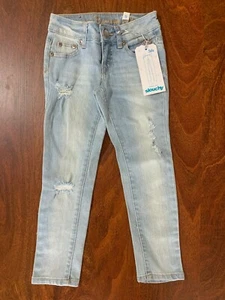 JUSTICE Girl's Jeans Size 5 Regular Color Blue New with Tag - Picture 1 of 3