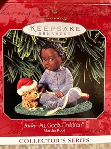 Hallmark Ornament Ricky-All God's Children, Martha Root, 1998 - Imagen 1 de 5