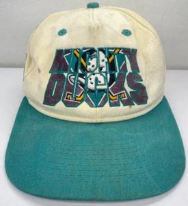 Vintage 1990’s Anaheim Mighty Ducks Snapback Hat Cap NHL Hockey #1 Apparel USA - Picture 1 of 20