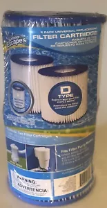 Summer Escapes 2 Pack Pool Pump Filter Cartridges Type D 4.13"x 3.75" RP400 NEW! - Picture 1 of 1