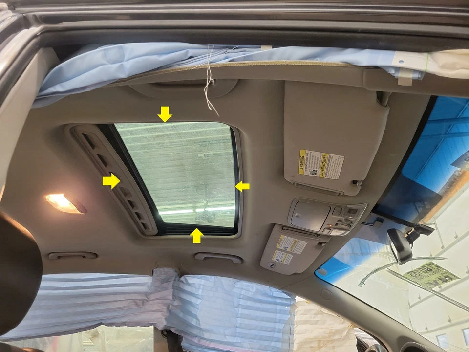 Subaru Tribeca 2008 sol techo corredizo ventana de vidrio solamente Foto 1 de 1