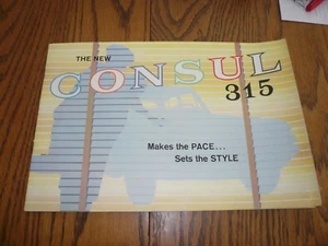 The Consul 315 Sales Brochure - Vintage Literature - - 5224 361 Eng - Picture 1 of 7
