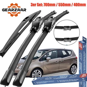 SCHEIBENWISCHER VORNE + HINTEN SET Wischerblätter für OPEL MERIVA B BJ 2010-2017 - Bild 1 von 12