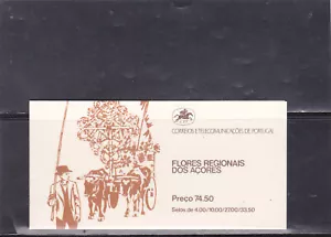 AZORES / PORTUGAL BOOKLET FLOWERS (1982)   MNH   - Bild 1 von 2