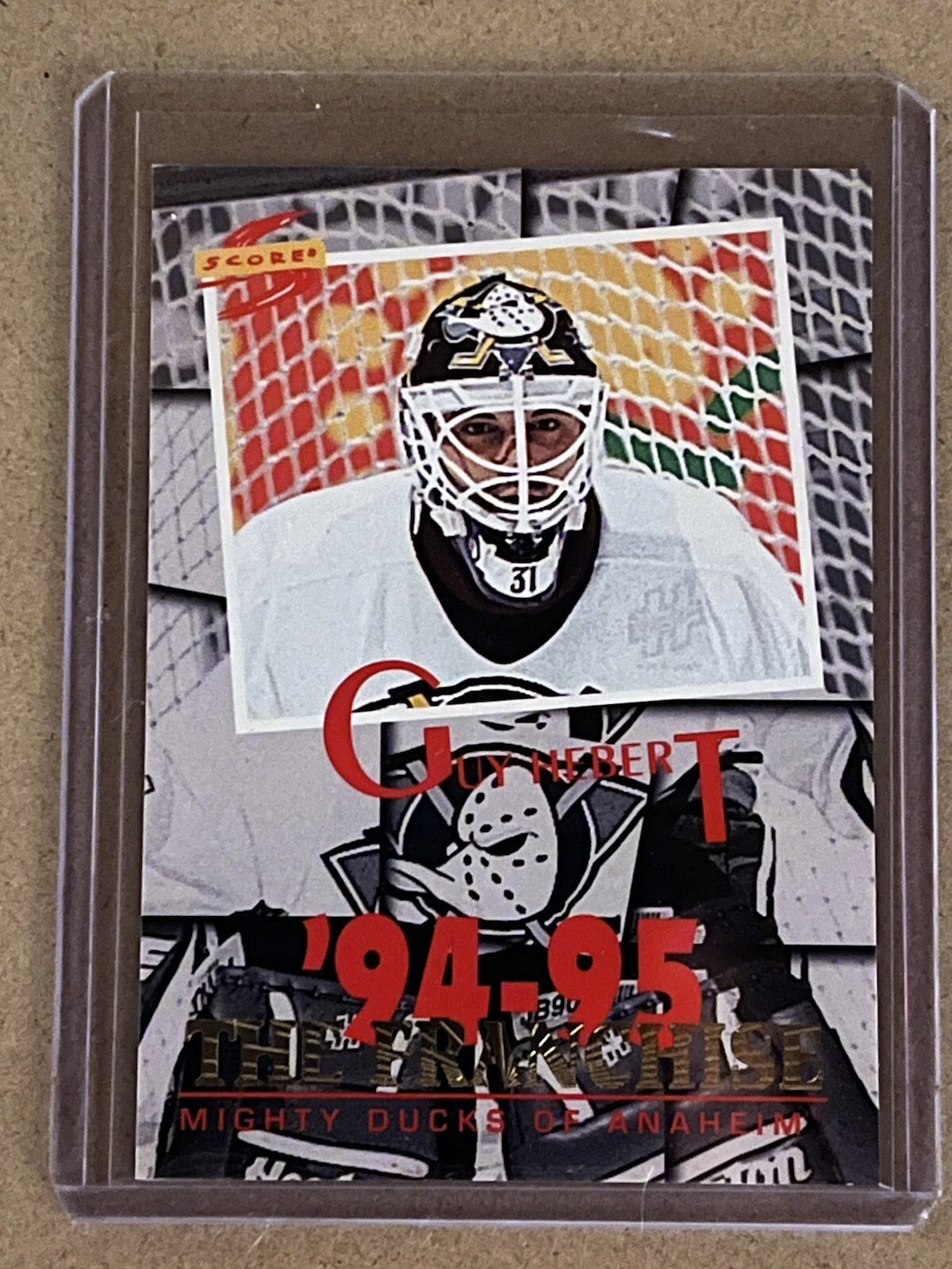 Guy Hebert Pinnacle Score The Franchise Card NHL SP #TF-1 Rare Hockey 1994-95