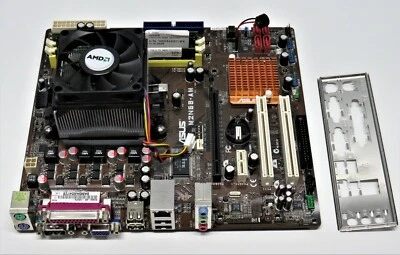 ASUS M2N68-AM REV.2.00G SCHEDA MADRE CON CPU ATHLON 64 X 2 E 3 GB DI RAM  - Immagine 1 di 4