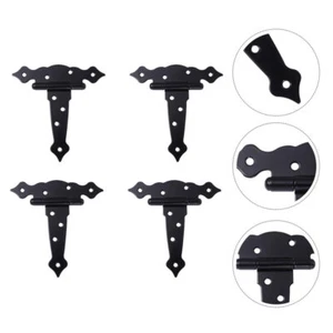 4pcs Fence Hinges Furniture T Hinge Barn Gate Tee Hinges Rustic Door Hinges - Picture 1 of 12