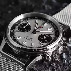 42mm China Aviation Chronograph Quarz 1963 Uhr für Herren 21 Zuan Pilot - Bild 1 von 27
