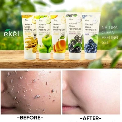 Gel exfoliante Ekel 180 ml/exfolia, hidrata, ilumina/NO.1 hecho en Corea - Imagen 1 de 4