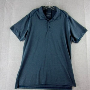 Camisa polo de golf Bonobos para hombre rendimiento elástica gris azulado a rayas XL ajuste estándar - Imagen 1 de 18