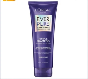L'Oreal Paris EverPure Sulfate Free Brass Toning Purple Shampoo Blonde loreal - Picture 1 of 3