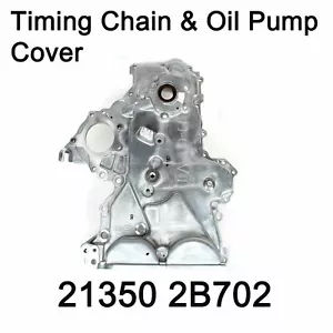 NEW OEM 213502B702 Timing Chain Cover For Hyundai Tucson Kia Optima Soul 12-17 - Picture 1 of 1